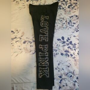 PINK Victoria's Secret Black and Camo Leggings